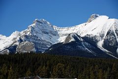 01 Mount Whyte, Mount Niblock, Mount St Piran Just After leaving Lake Louise Driving Towards Icefields Parkway.jpg